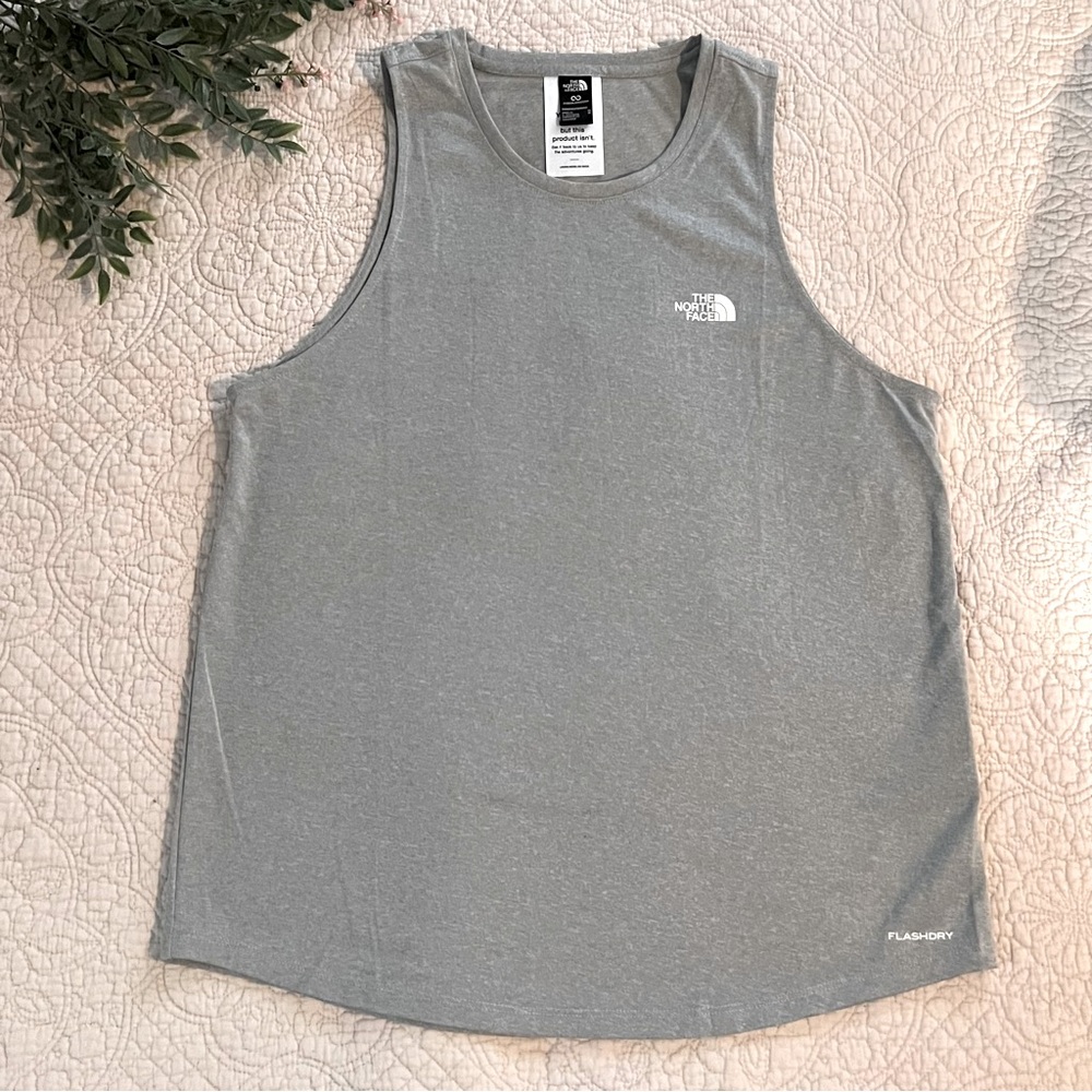 The North Face: Women’s Circular Design Grey Flash Dry Tank Size Medium